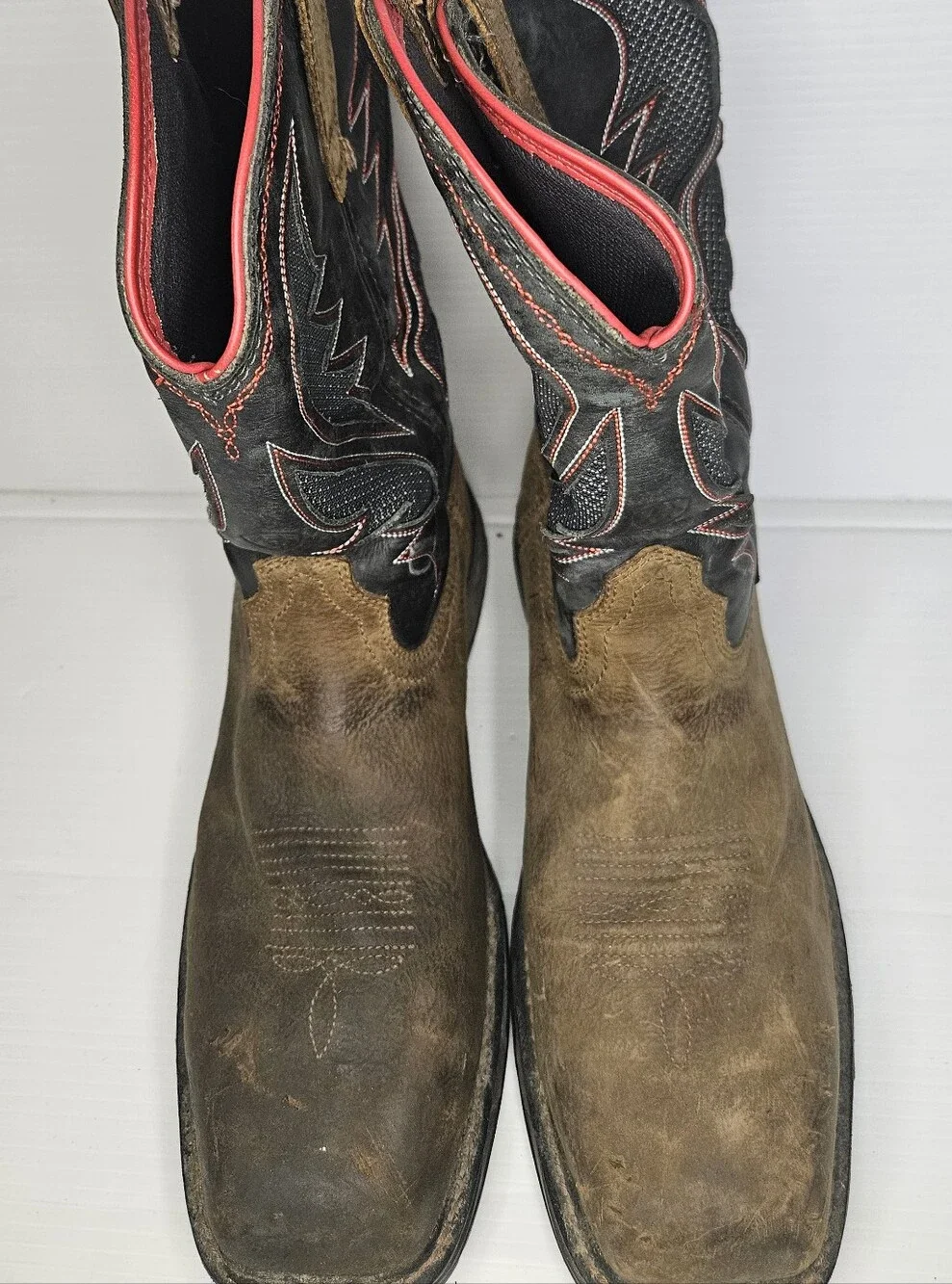 Ariat WorkHog XT Steel Toe Waterproof Brown Leather Work Boots Men's 12 D